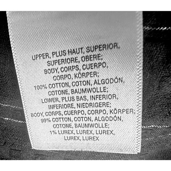 Anthropologie Maeve Alameda Black Beaded Silver Threaded Peplum Size 6 - Picture 5 of 7